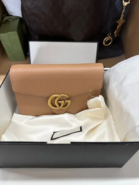 Gucci Tan Small Bag - Brand New in Box - Picture 10 of 10